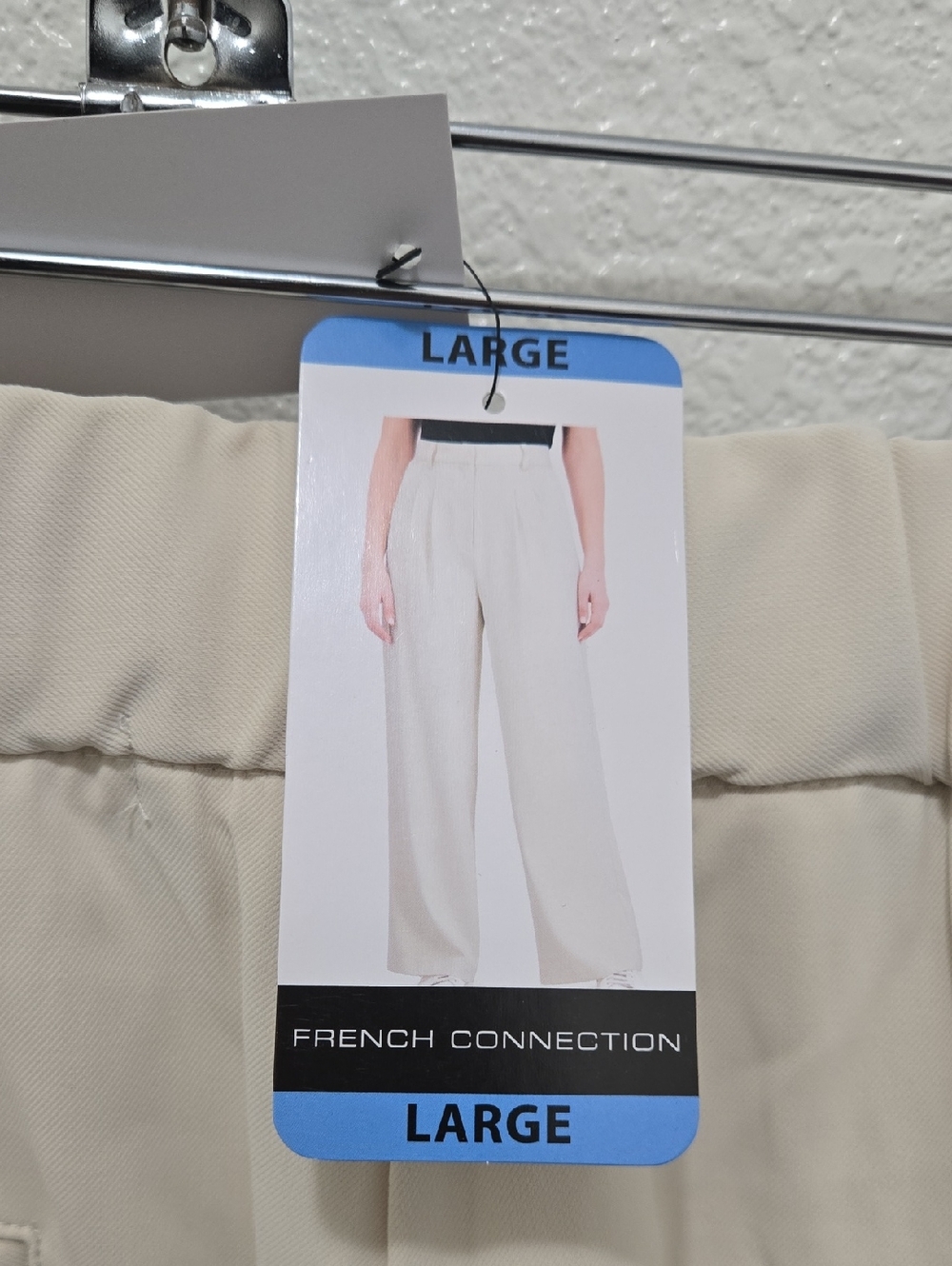 Sam's Club- Women's French Connection Cream Wide-Leg Women's Pants